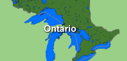 Carte de polluants en Ontario