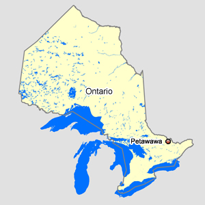 Carte : Ontario Petawawa