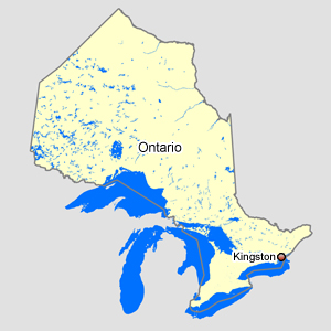 Carte : Ontario Kingston