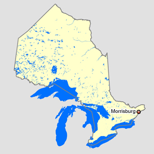 Carte : Ontario Morrisburg