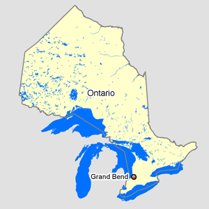 Carte : Ontario Grand Bend